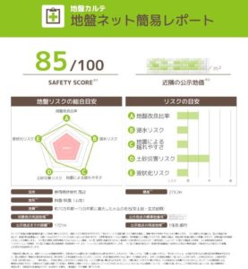 地盤ネットで伊豆の地盤状況を調べた