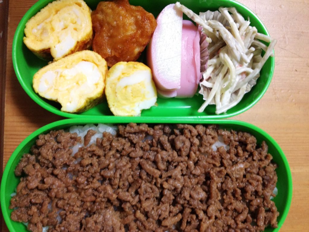 息子に作ったお弁当3