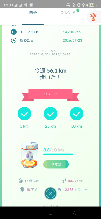 四千万歩へ